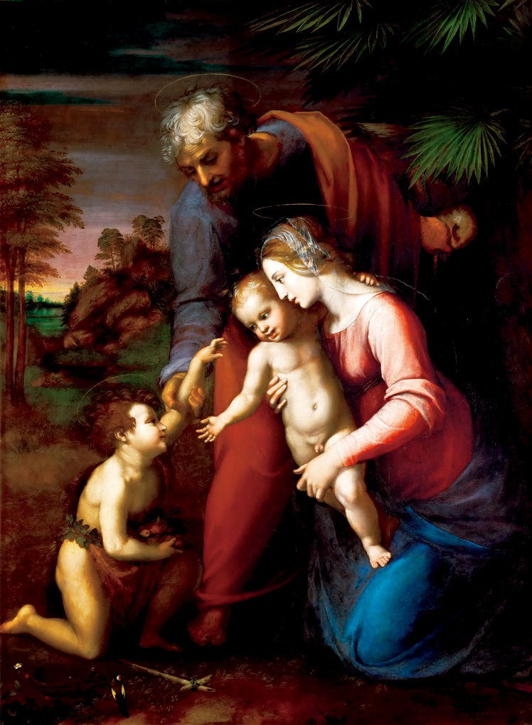   拉斐尔·桑西  Raffaello Santi——圣家族与圣施洗约翰